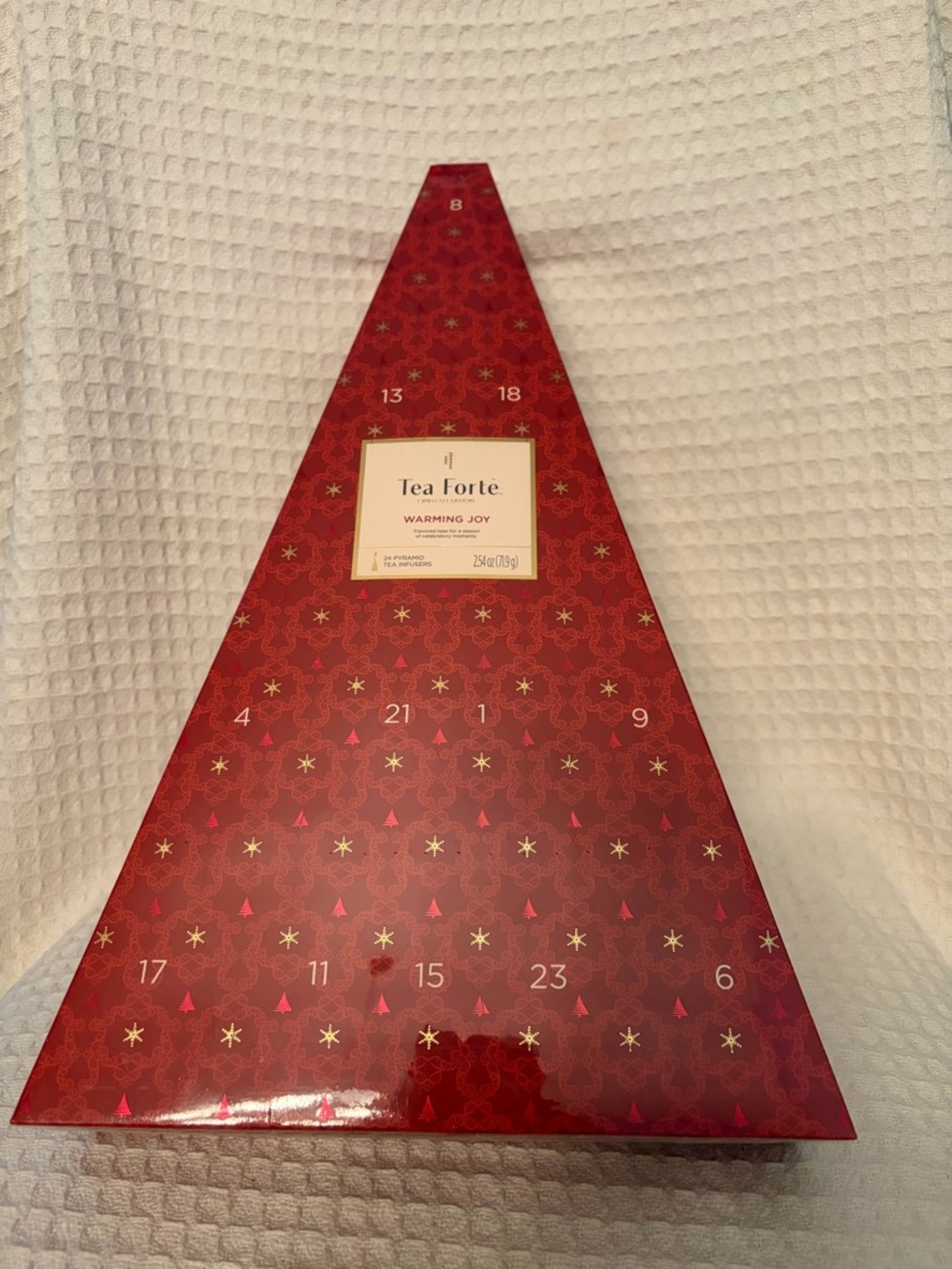 Tea Forte Limited Edition Warming Joy Holiday Tea Advent Calendar 24 Infusers
